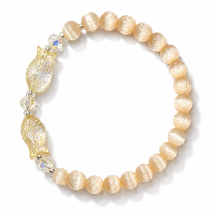 Neon Tetra Minimal Bracelet - Brown