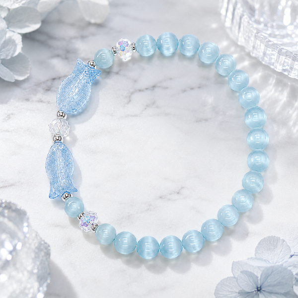 Neon Tetra Minimal Bracelet - Blue