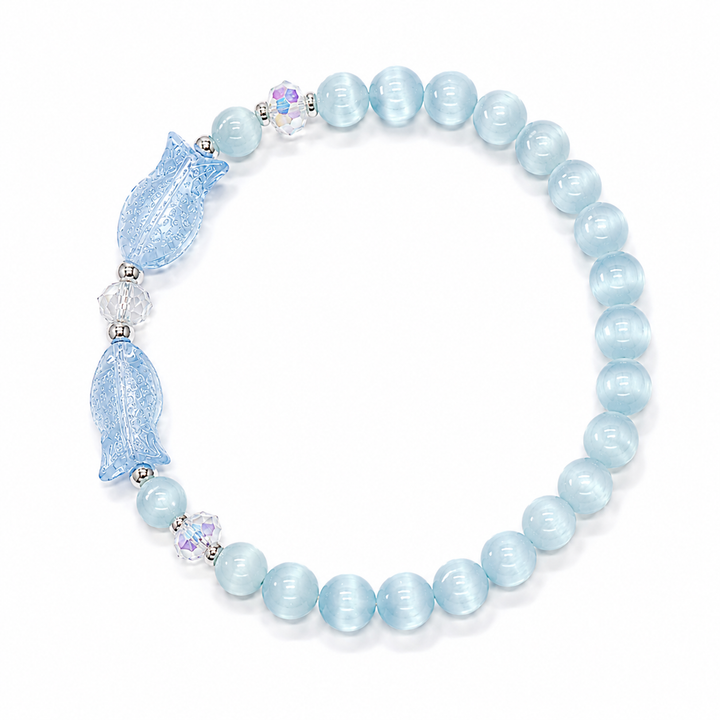Neon Tetra Minimal Bracelet - Blue