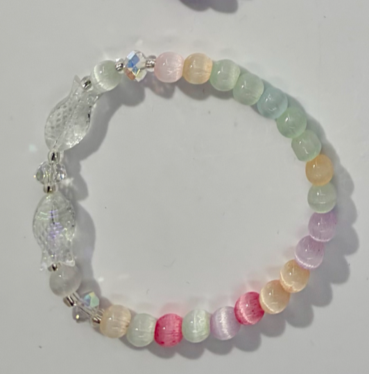 Neon Tetra Minimal Bracelet - Multicolor