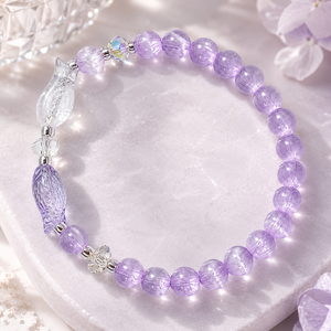 Neon Tetra Minimal Bracelet - Purple