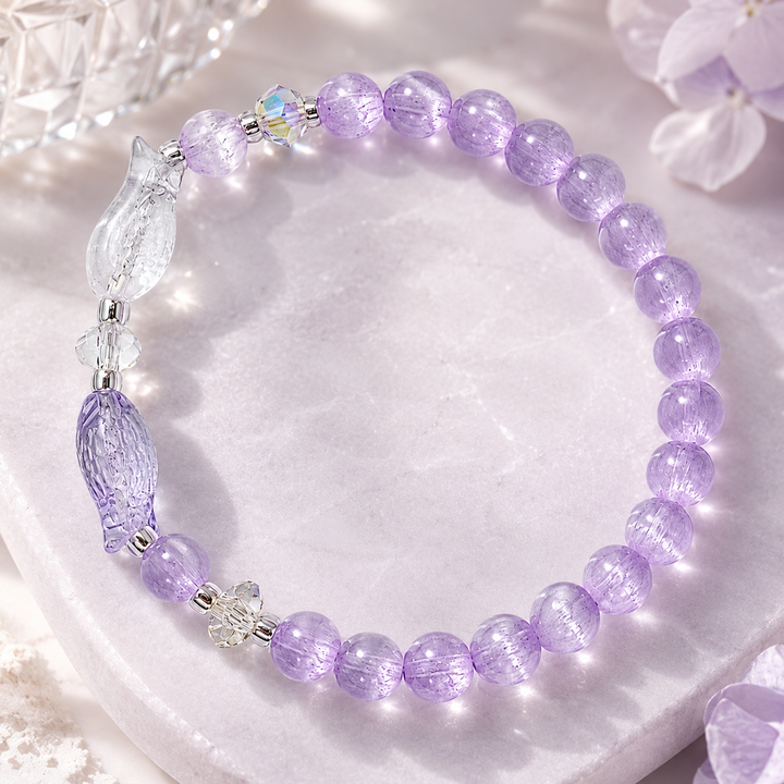 Neon Tetra Minimal Bracelet - Purple