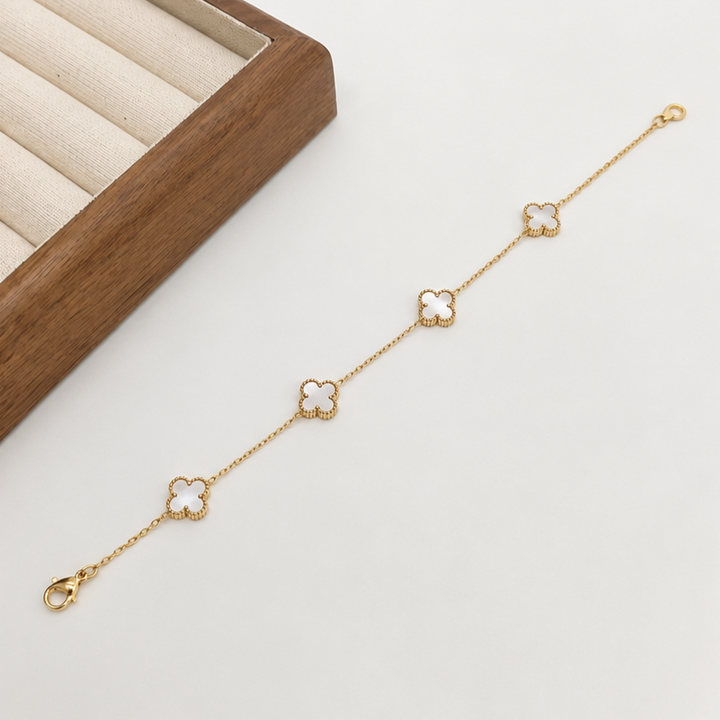 Elysian Clover Link Bracelet