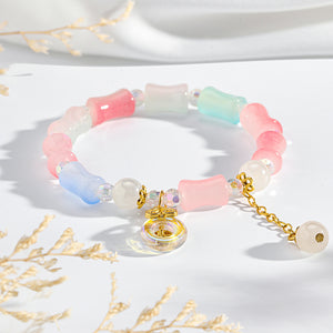 Lumi Barrel Charm Bracelet - Multicolor