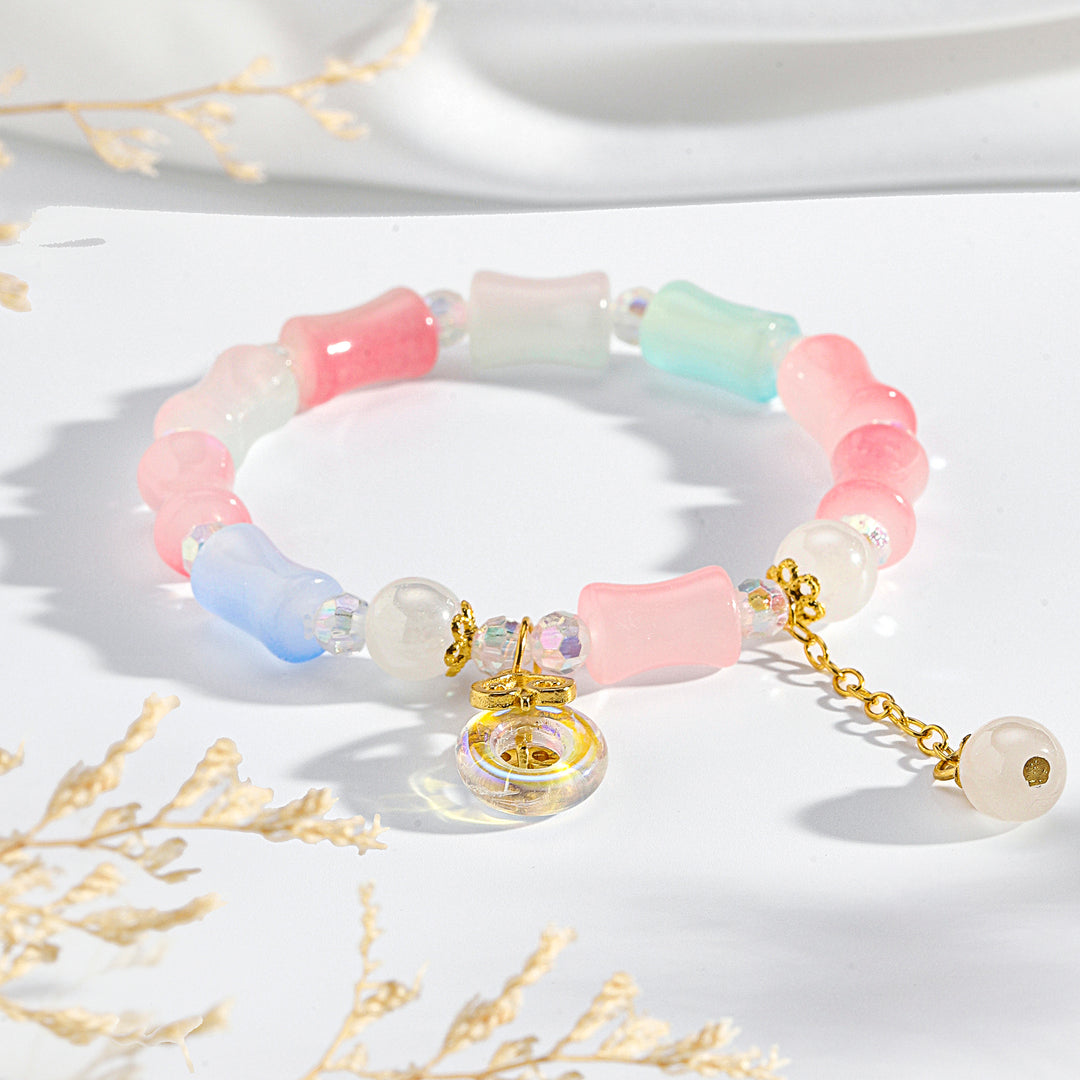 Lumi Barrel Charm Bracelet - Multicolor
