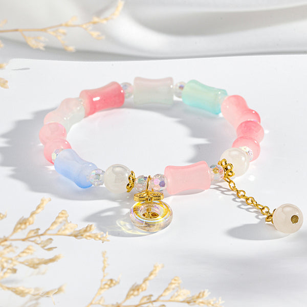Lumi Barrel Charm Bracelet - Multicolor