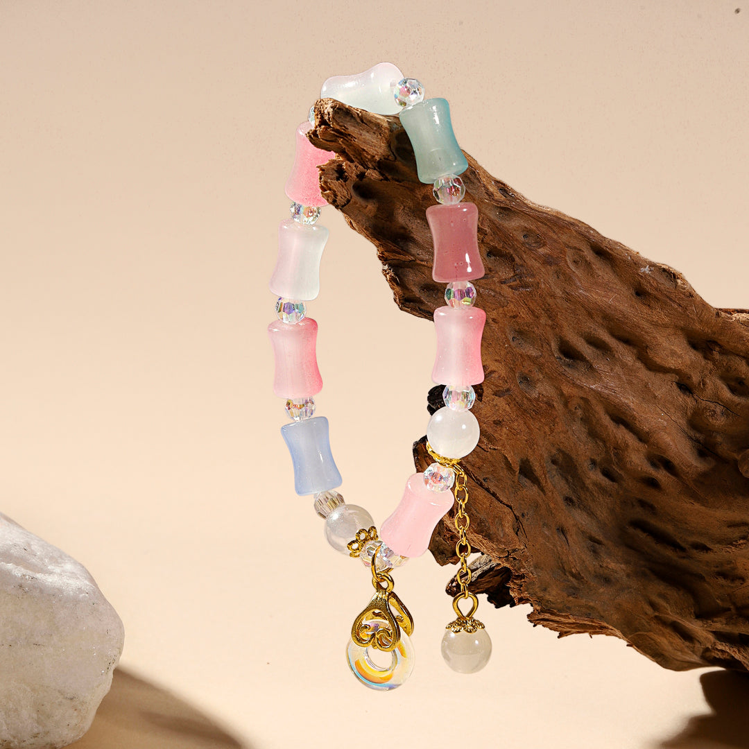 Lumi Barrel Charm Bracelet - Multicolor