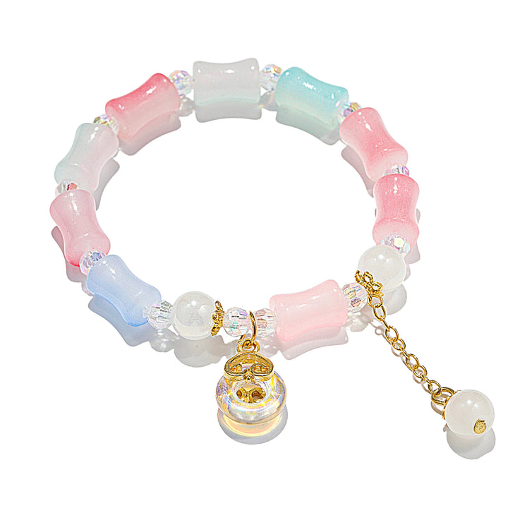Lumi Barrel Charm Bracelet - Multicolor