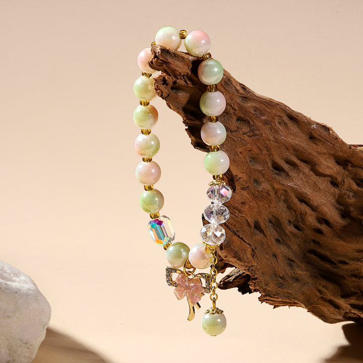 Pastel Butterfly Charm Bracelet - Multicolor