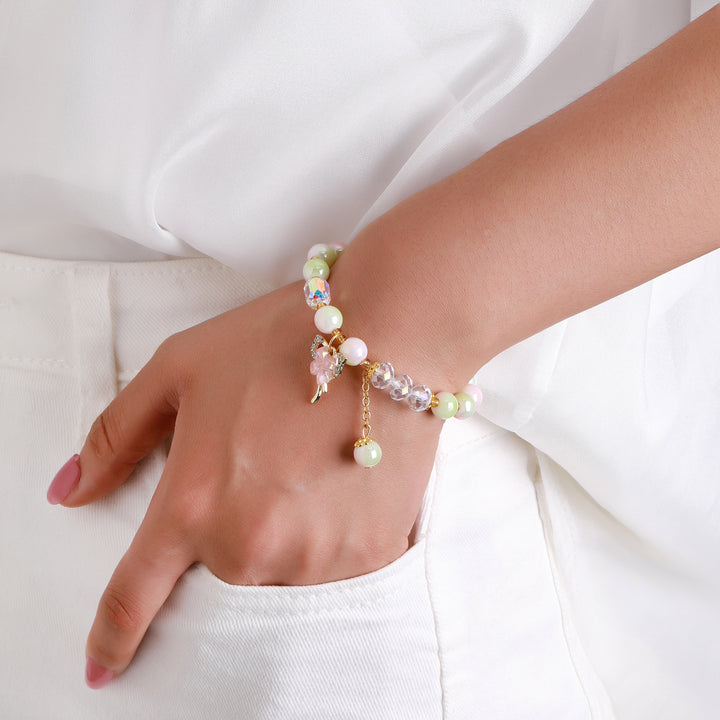 Pastel Butterfly Charm Bracelet - Multicolor