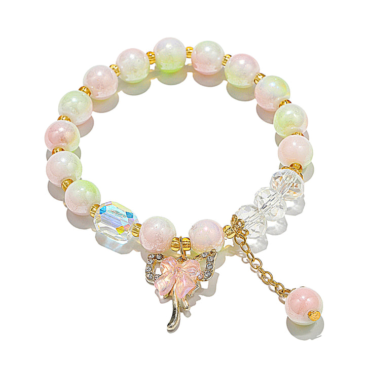 Pastel Butterfly Charm Bracelet - Multicolor