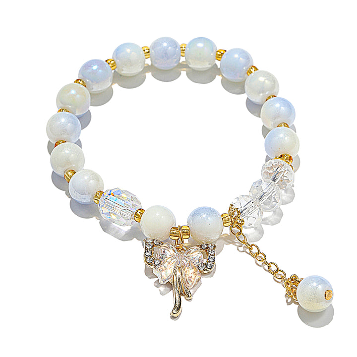 Lumi Barrel Charm Bracelet - Blue-White
