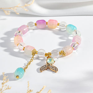 Pastel Mermaid Tail Charm Bracelet - Multicolor