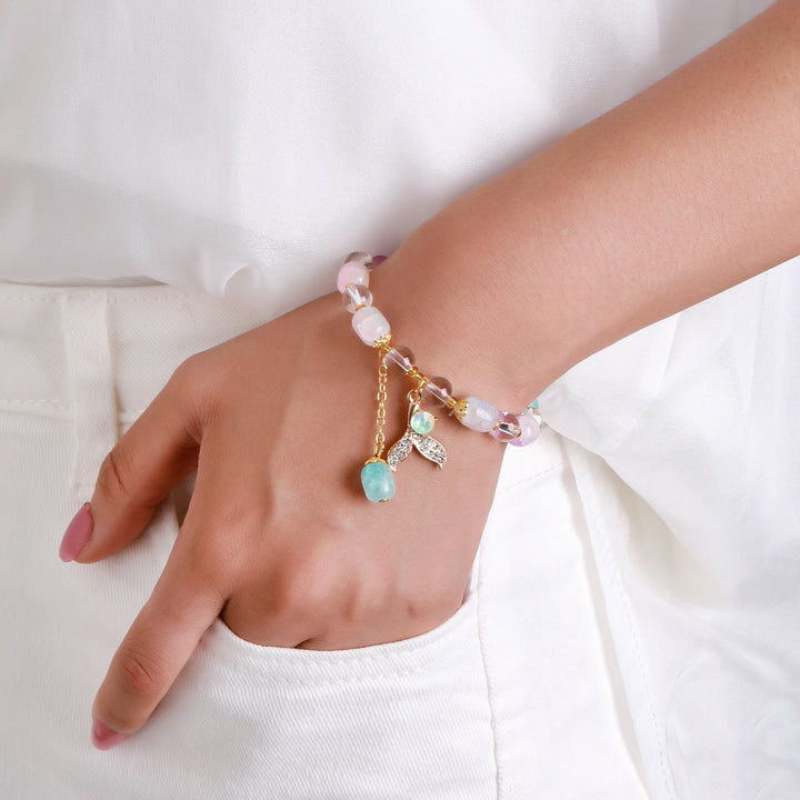 Pastel Mermaid Tail Charm Bracelet - Multicolor