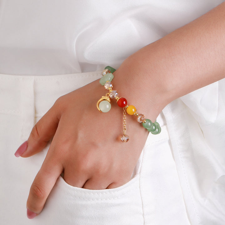 Verdelle Charm Bead Bracelet