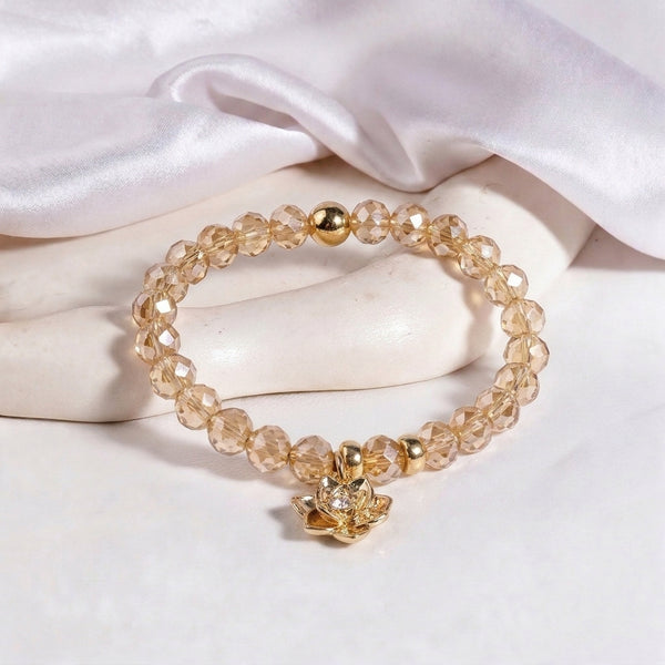 Ivory Bloom Lotus Bracelet