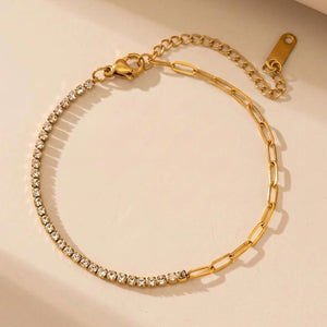 Serelle Paper Link Tennis Bracelet