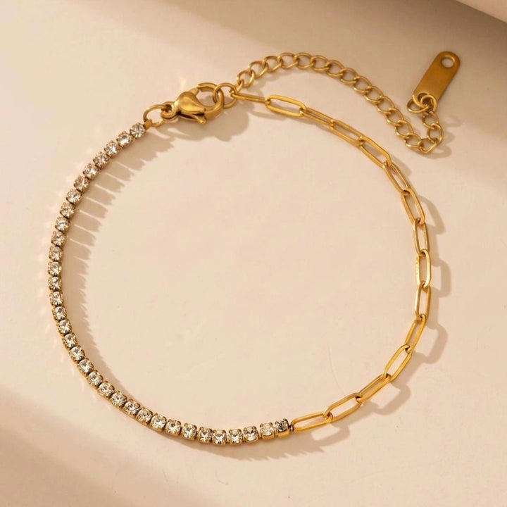 Serelle Paper Link Tennis Bracelet