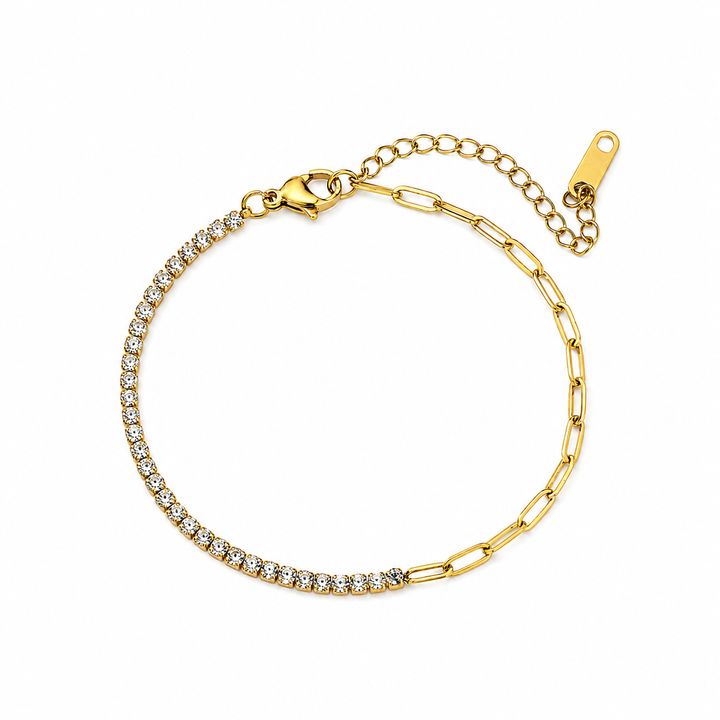 Serelle Paper Link Tennis Bracelet