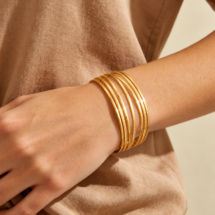 Aurelia Layered Wire Cuff