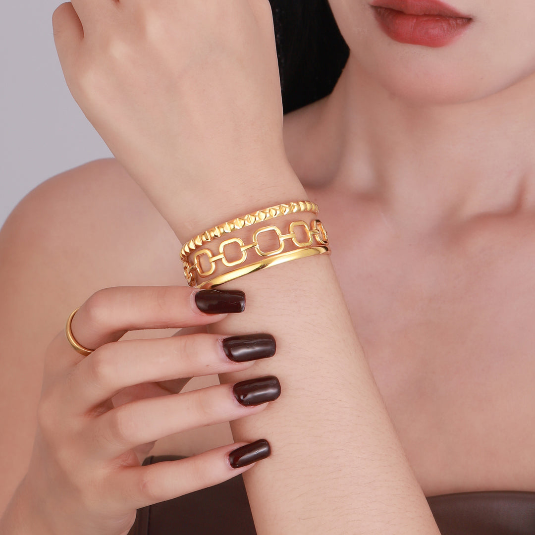 Liora Link Layered Cuff