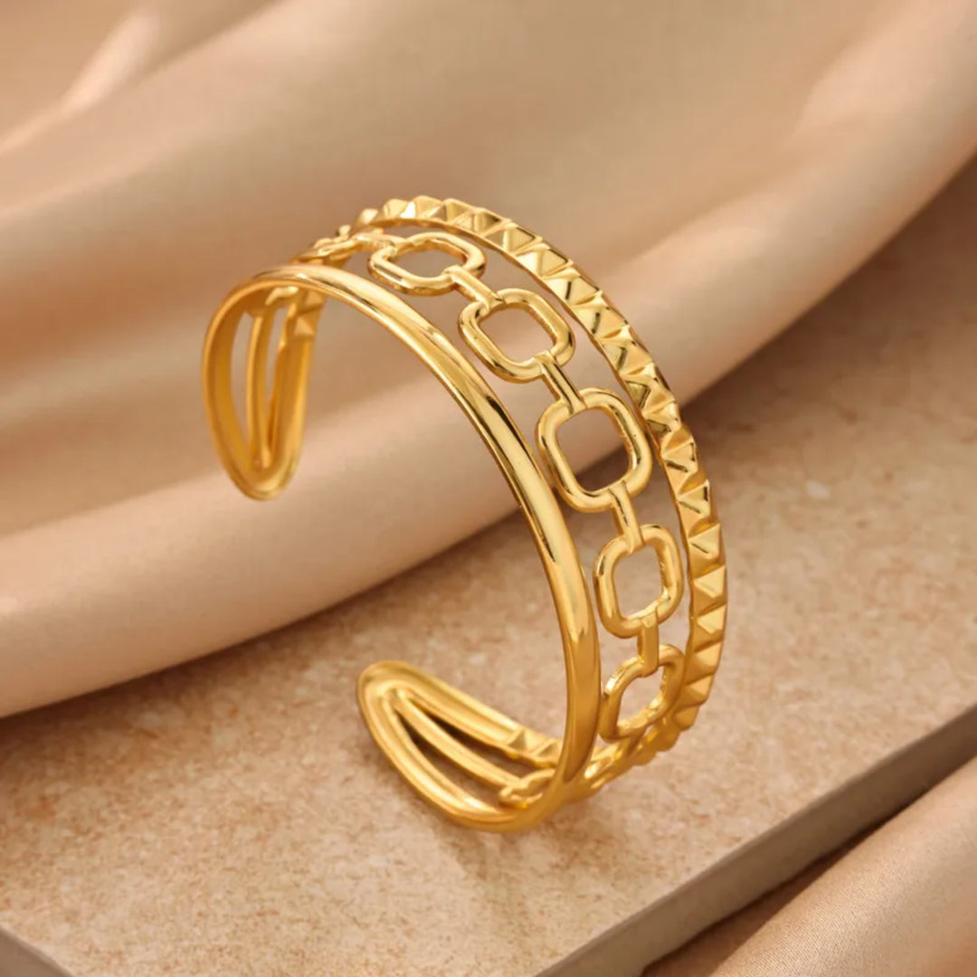 Liora Link Layered Cuff