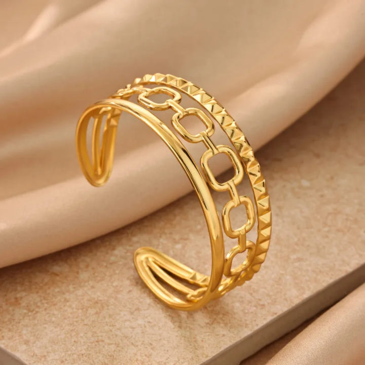 Liora Link Layered Cuff