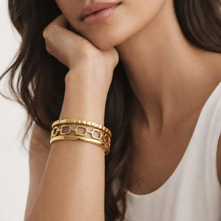Liora Link Layered Cuff