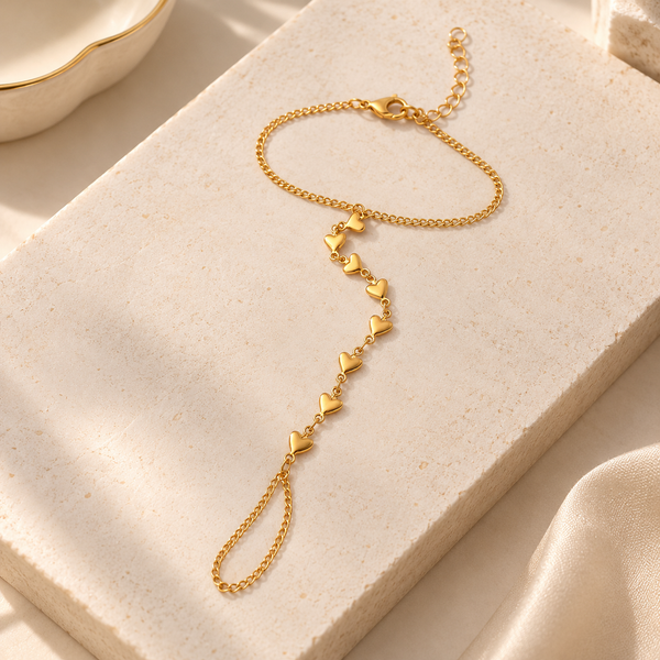 Heartlink Hand Chain