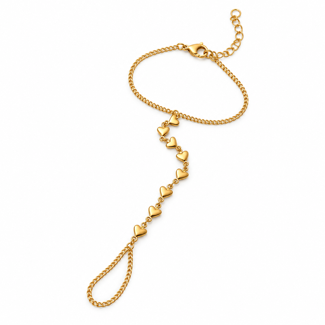 Heartlink Hand Chain