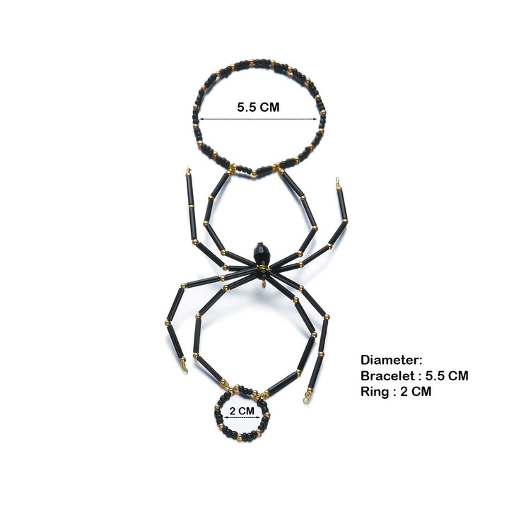 Black Spider Hand Chain