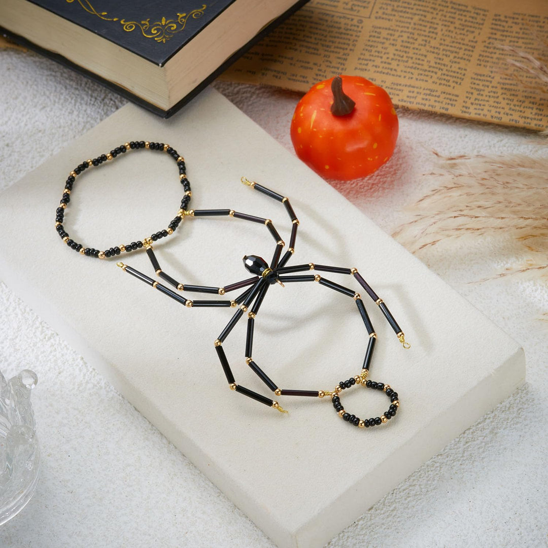 Black Spider Hand Chain