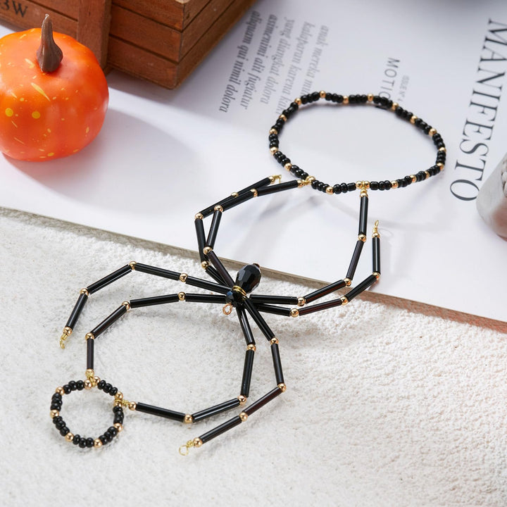 Black Spider Hand Chain