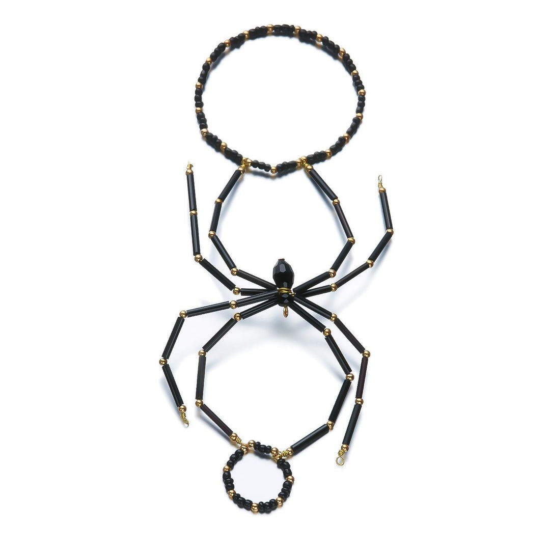 Black Spider Hand Chain