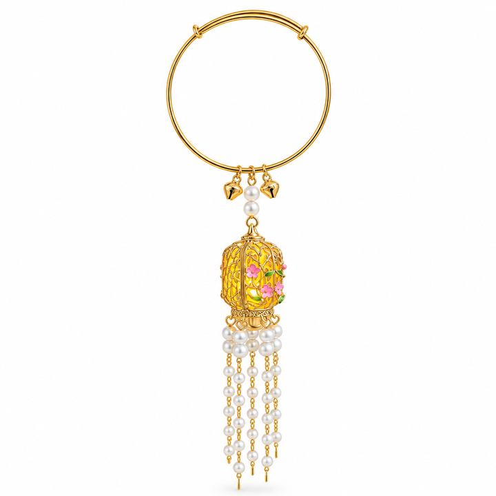 Festive Glow Lantern Drop Tassel Bangle - Preorder · Ships 16th