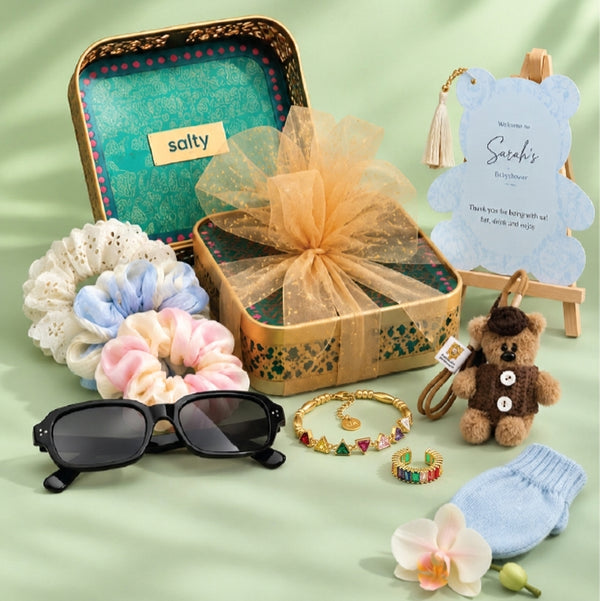 Tiny Miracles Deserve Big Beautiful Celebrations Gift Box for Baby Shower
