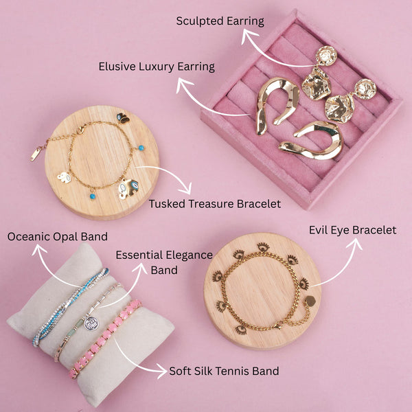 Set of 7 Delicate Jewellery Combo