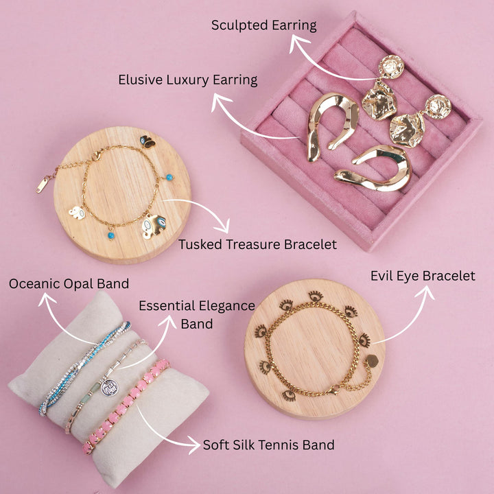 Set of 7 Delicate Jewellery Combo