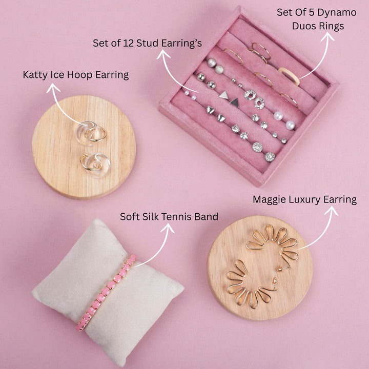 Set of 20 Stylish Jewellery Combo