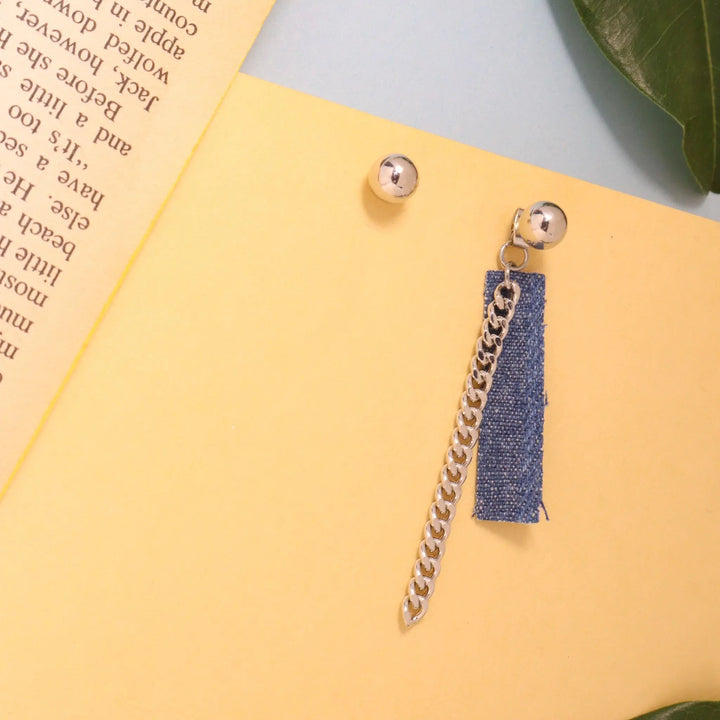 Badass Denim Earrings - Salty Accessories