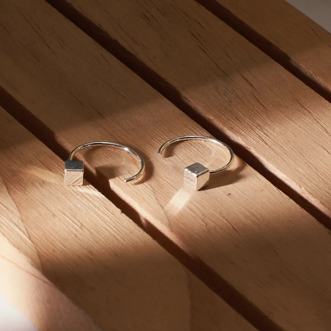 Bare Essentials Silver Earrings - Salty Accessories