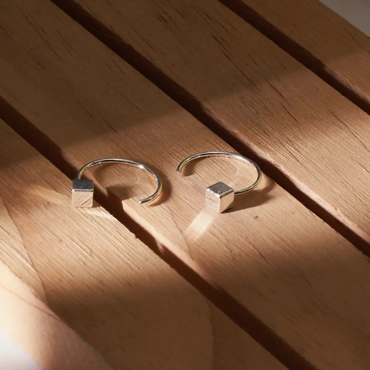 Bare Essentials Silver Earrings - Salty Accessories