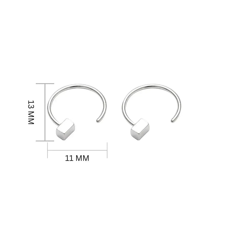 Bare Essentials Silver Earrings - Salty Accessories