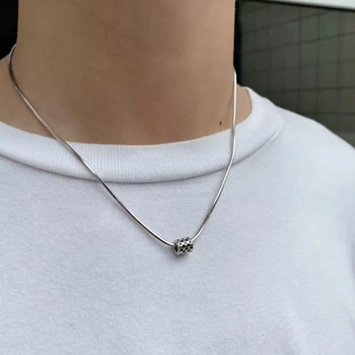 Barrell Silver Chain