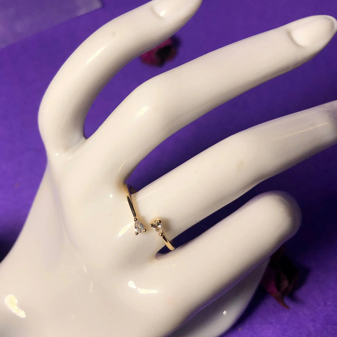 Basic Crystal Ring - Salty Accessories