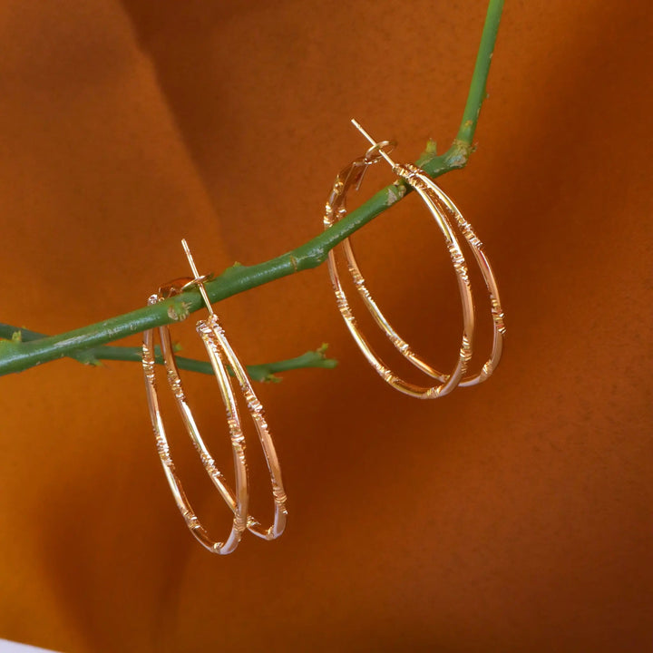 Basic Gold Hoops - Salty Accessories