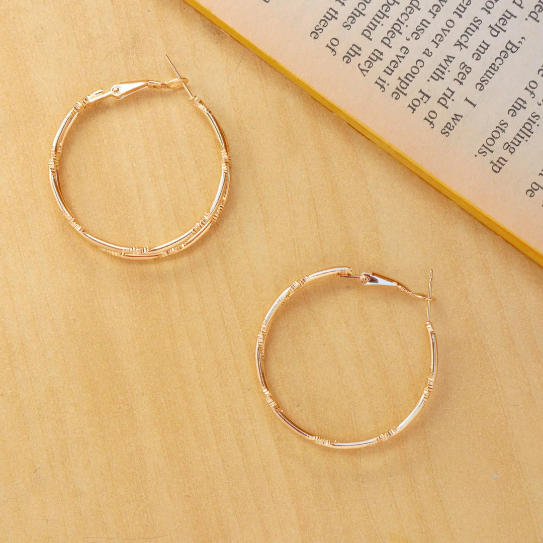Basic Gold Hoops - Salty Accessories