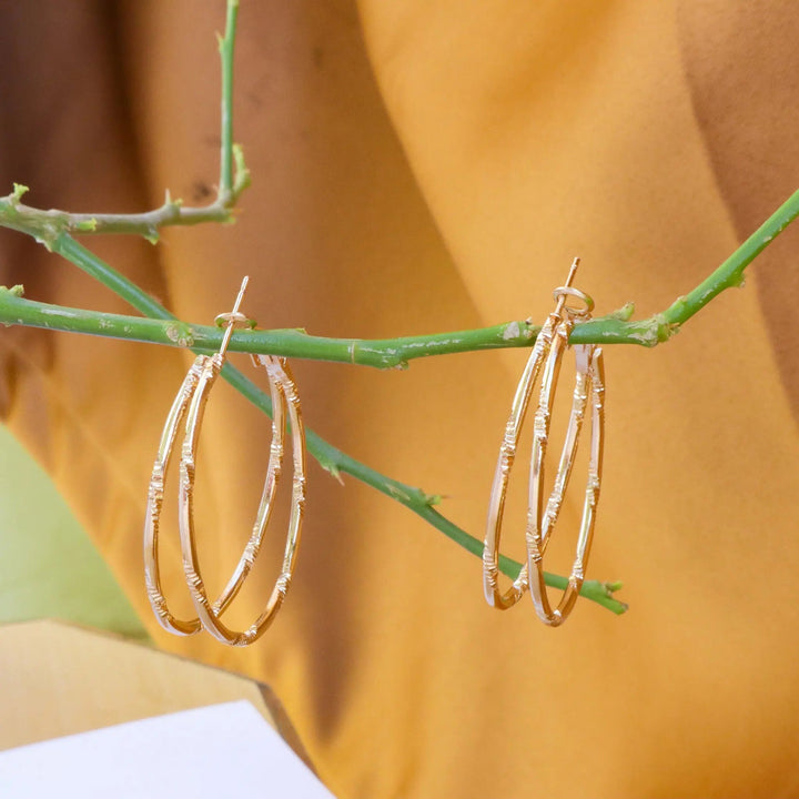 Basic Gold Hoops - Salty Accessories