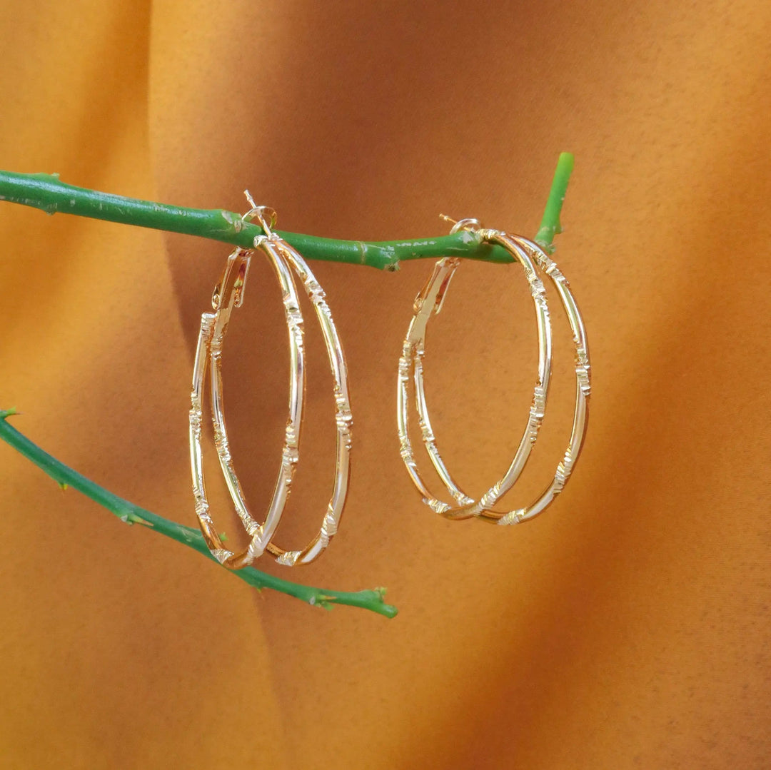 Basic Gold Hoops - Salty Accessories