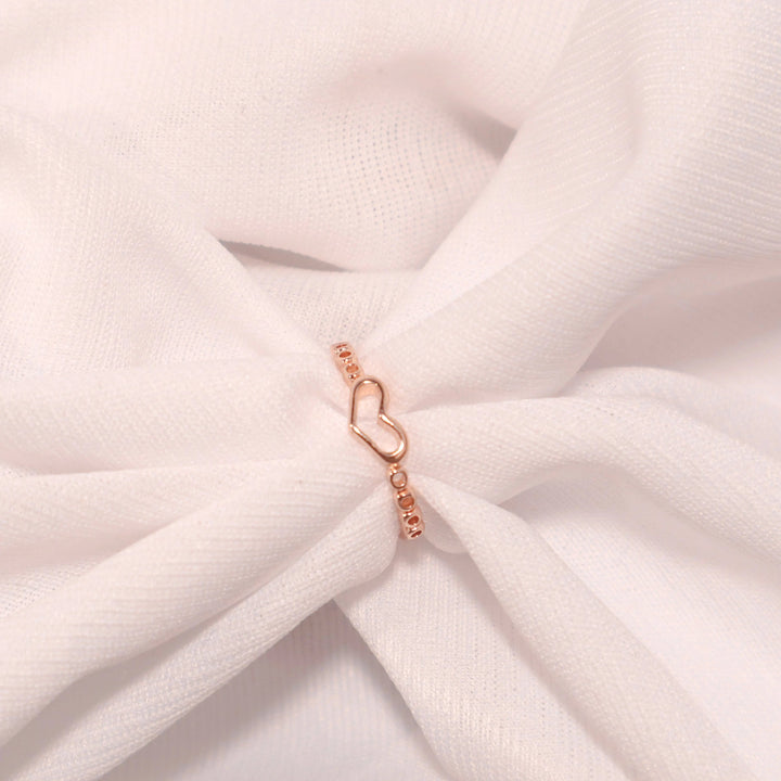 Basic Heart Gold Ring - Salty Accessories